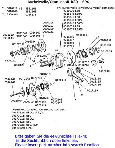  Behelfszeichnung Kurbelwelle R50-69S 
   