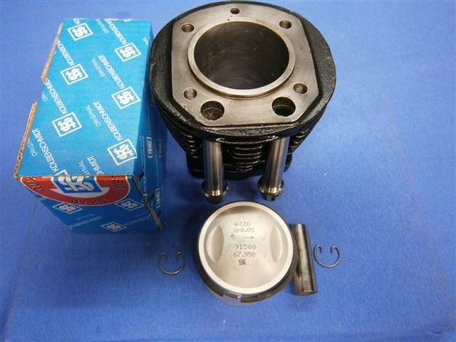  Zylinder geschliffen in Ma&szlig; 68.50 , VA Schutzrohre, f&uuml;r  R50,50/2,50S mit Kolben KS (Musterbild)  