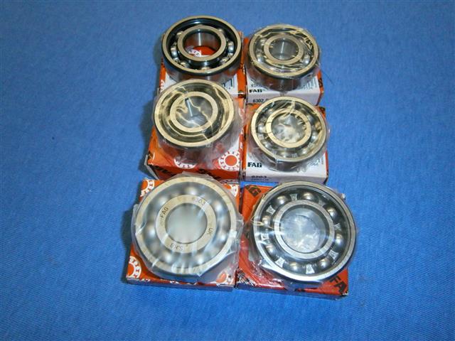 Lagersatz Getriebe R24,25,25/2,25/3,26,27,50-69S original FAG oder SKF
