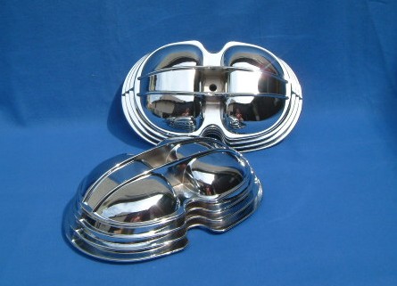 Ventildeckel ab /5 verchromt runde alte Form alle 2 Ventil Boxer Preis ist pro Stück Zubehör