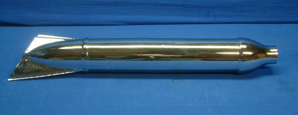 Auspufftopf R51/3,67,67/2,68 mit Einbuchtung (Fisch) rechts