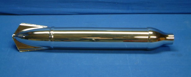 Auspufftopf R51/3,67,67/2,68 mit Einbuchtung (Schwalbe) rechts