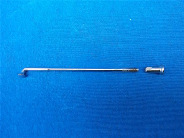 Speiche verchromt  R51/3,67,67/2,68 Halbnabe kurz mit Nippel M5