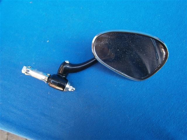 Spiegel R24-69S oval rechts klappbar Einstecken in Lenker schwarz V