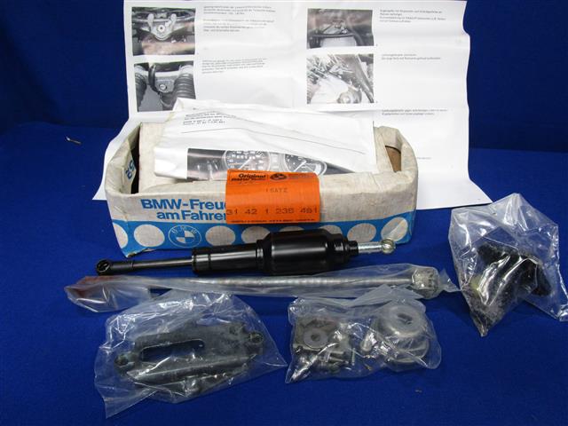 Lenkungsdämpfereinbausatz (Nachrüstsatz) komplett Boxer 60/6,75/6,90/6,90S,60/7,75/7,80/7,100/7,RS,RT,S,CS (NOS)
