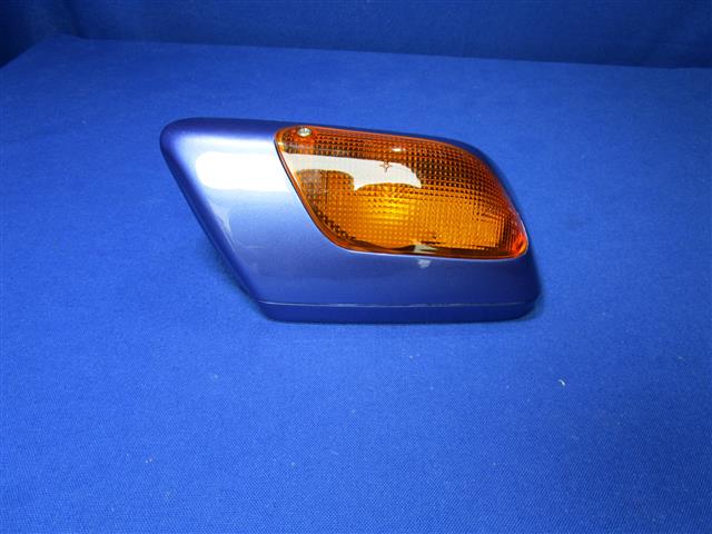 Spiegel K1100RS rechts atralblau 691  komplett mit Blinkleuchte und Spiegelglas (NOS)