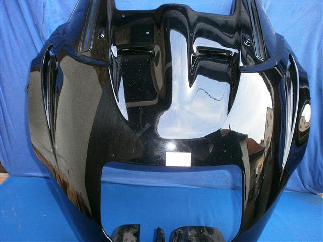 Verkleidungsoberteil nacht schwarz mit Kratzer R850RT,1100RT (NOS)