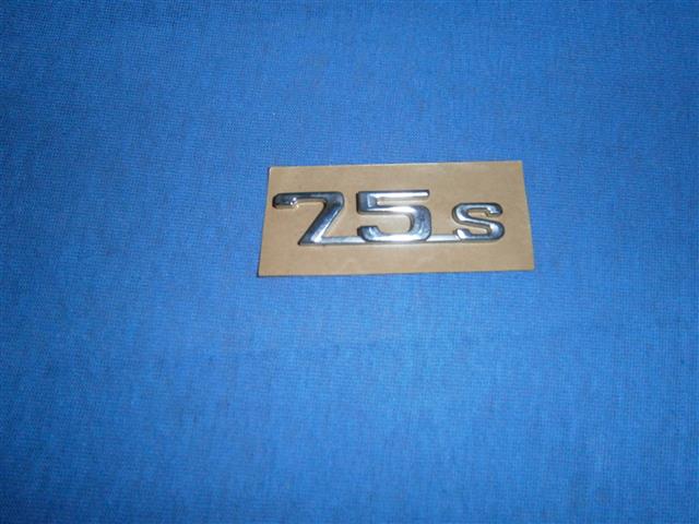 Plakette K75S chrom Windschild