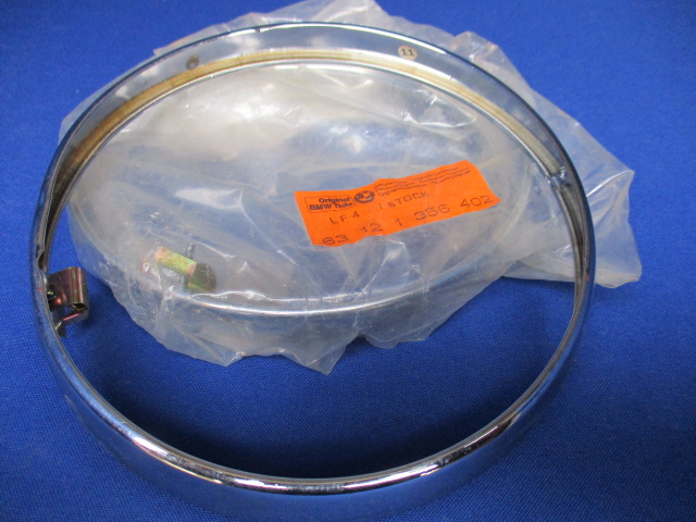 Chromring Scheinwerfer 60/6/,75/6,90/6,90S,60/7,75/7,,80/7,80RT,100/7,100S,CS,RS,RT,80 div. 4 Ventil Boxer ab 01/97  und K100,K75  orig. Bosch/BMW