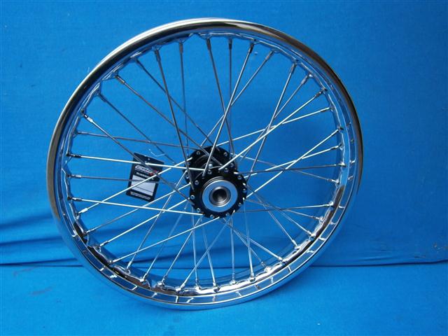 Rad mit 18 Zoll Stahlchromfelge für Steibbeiwagen