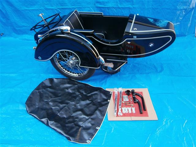 Steib TR 500 lackiert liniert, Versandkosten bitte anfragen. 
- komplett mit Innenausstattung, Sitz und Staubdecke
- komplett mit Anschlüssen
- Rad ungebremst
auf Anfrage